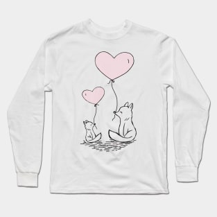 Mother or father Fox Long Sleeve T-Shirt